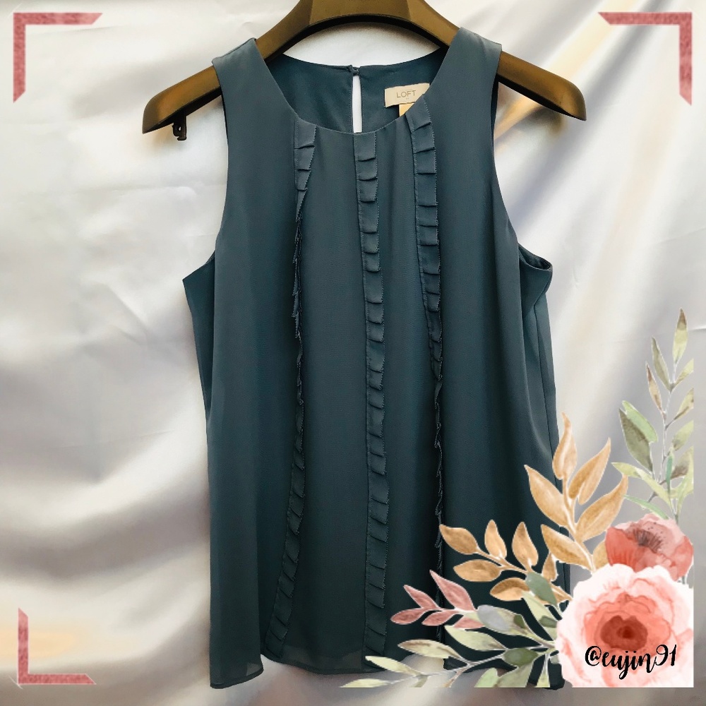 Ann Taylor LOFT Sleeveless Blouse M